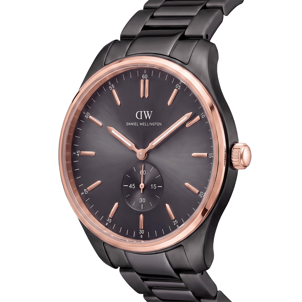 Round Analog Link Black Two Tone