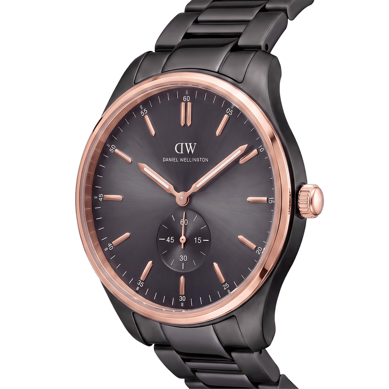 Round Analog Link Black Two Tone