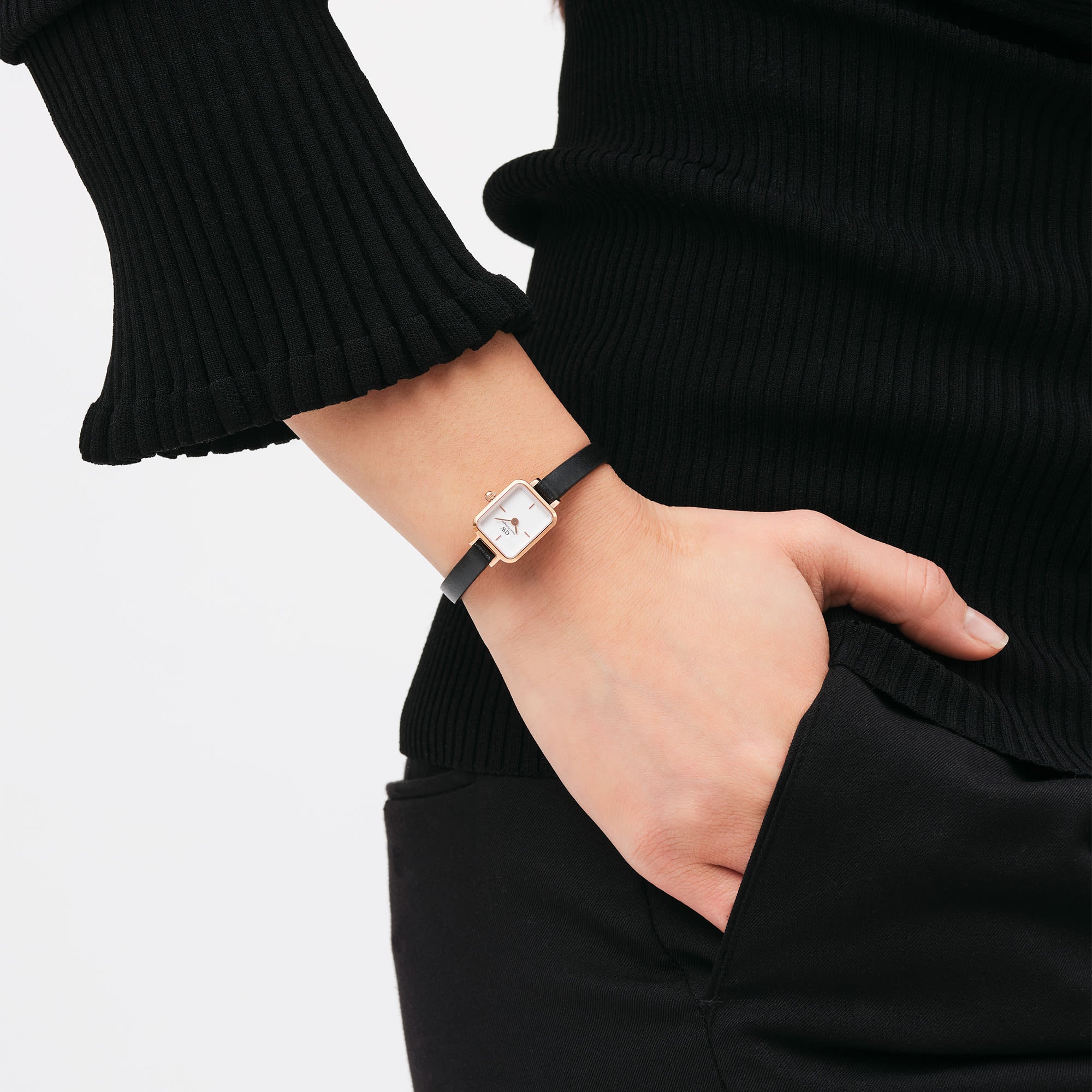 Quadro Mini - Watches for women in rose gold & gold | DW