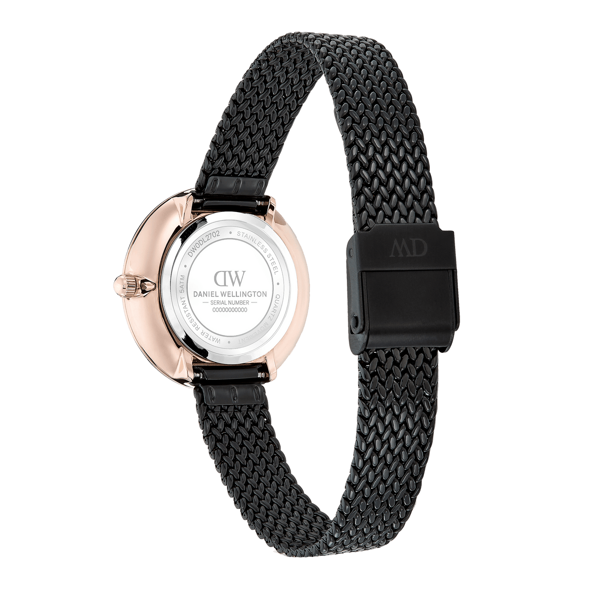 Round Analog Brown Rose Gold Ashfield