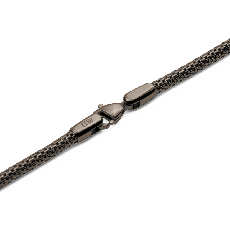 Tide Mesh Necklace Graphite 2.8
