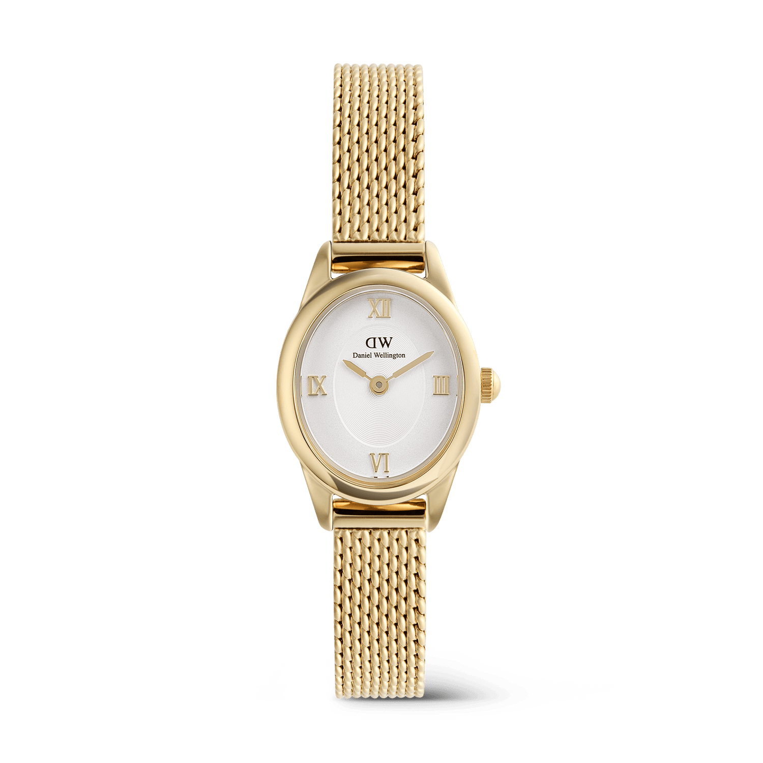 Ophelia Mini Mesh White Gold