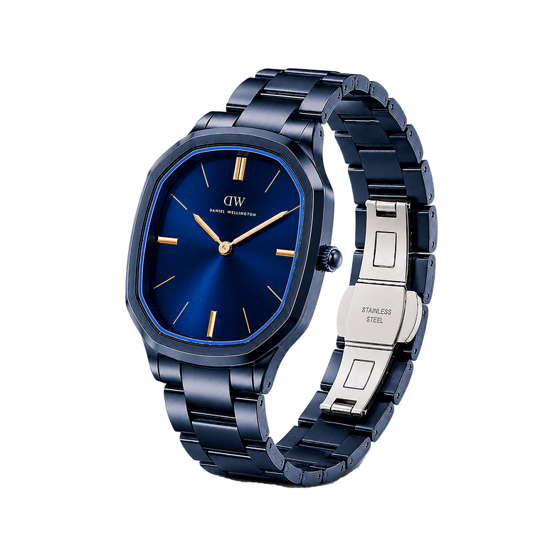 Octagonal Analog Blue