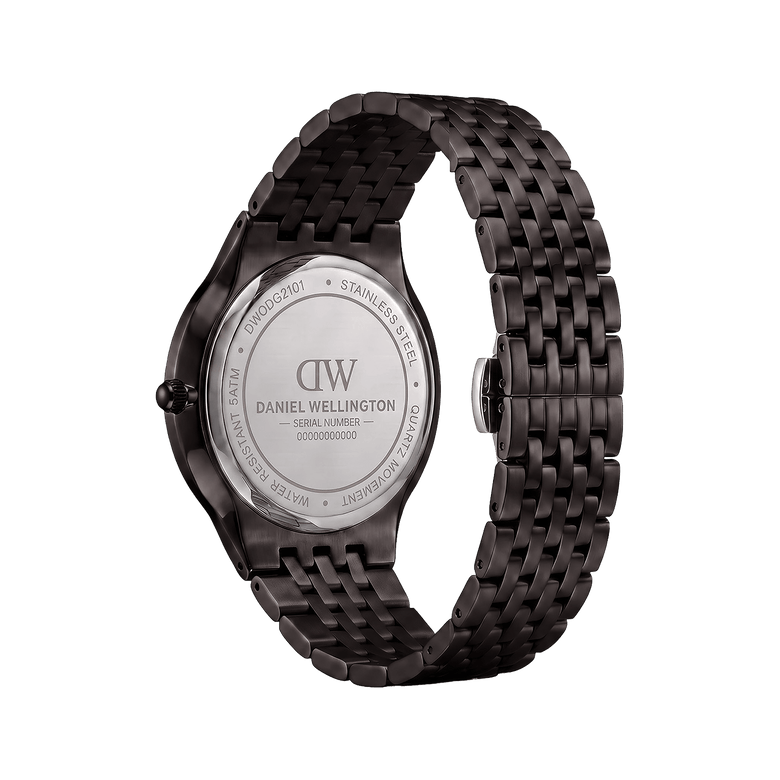 Round Analog 5-Link Black