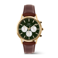 Iconic Chronograph St Mawes Emerald Panda Gold