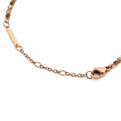 Classic Tennis Bracelet Honey Combo Rose Gold
