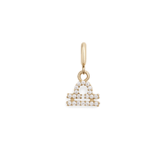 Zodiac Watch Charm Gold