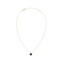 Audrey Necklace Black Agathe Gold