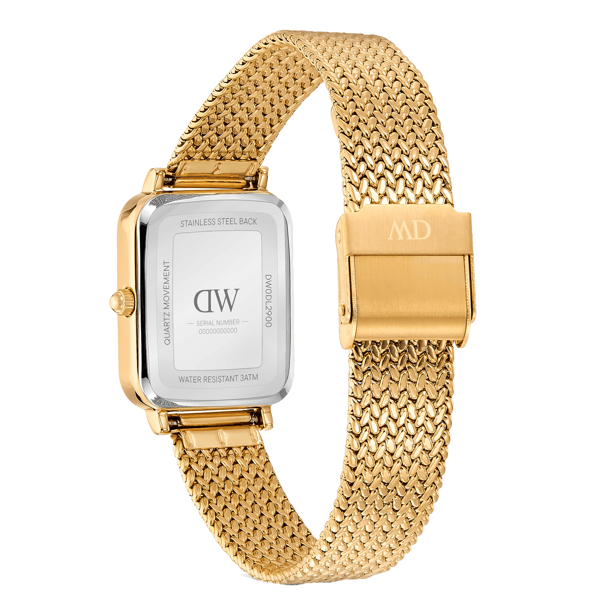 Square Analog Braided Gold
