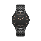 Round Analog 5-Link Black