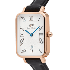 Quadro Roman Numerals Date Sheffield Rose Gold