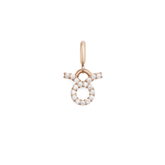 Zodiac Watch Charm Rose Gold