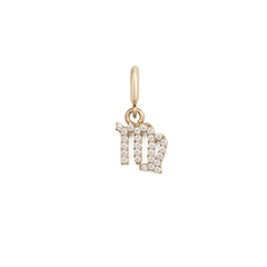 Zodiac Watch Charm Gold