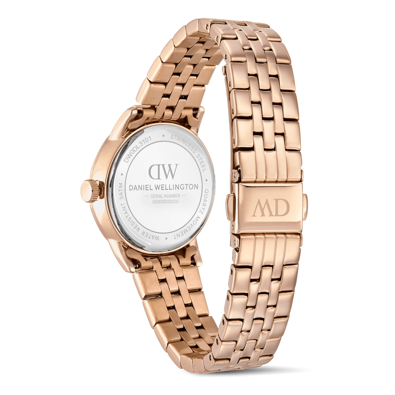 Round Analog Guilloché Rose Gold