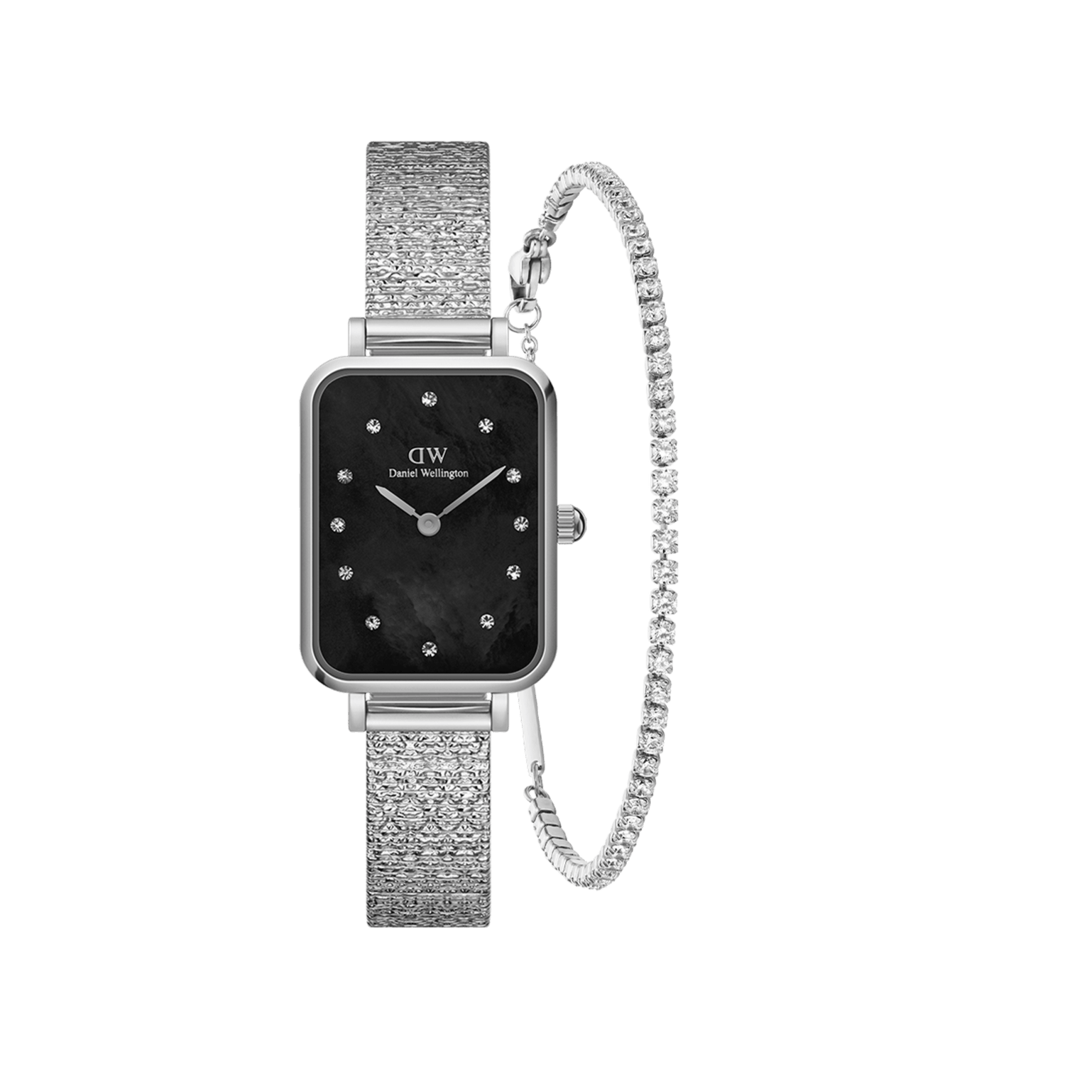 Quadro Lumine Pressed Piano Black MOP & Classic Tennis S