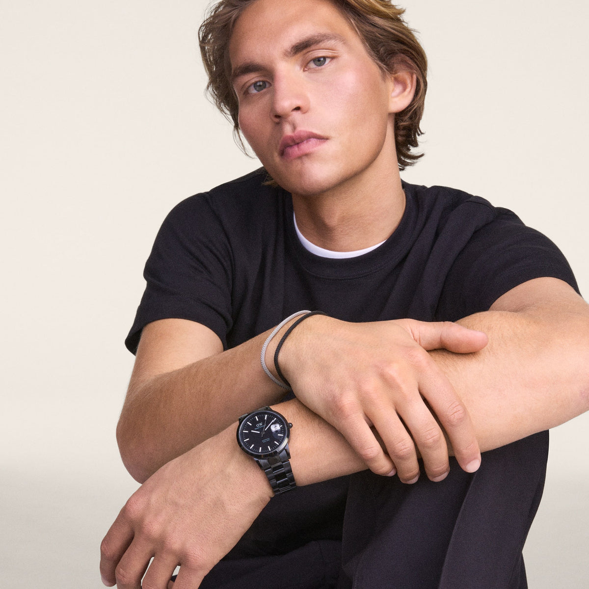 Shop Iconic Link Automatic Black Online - Main Image