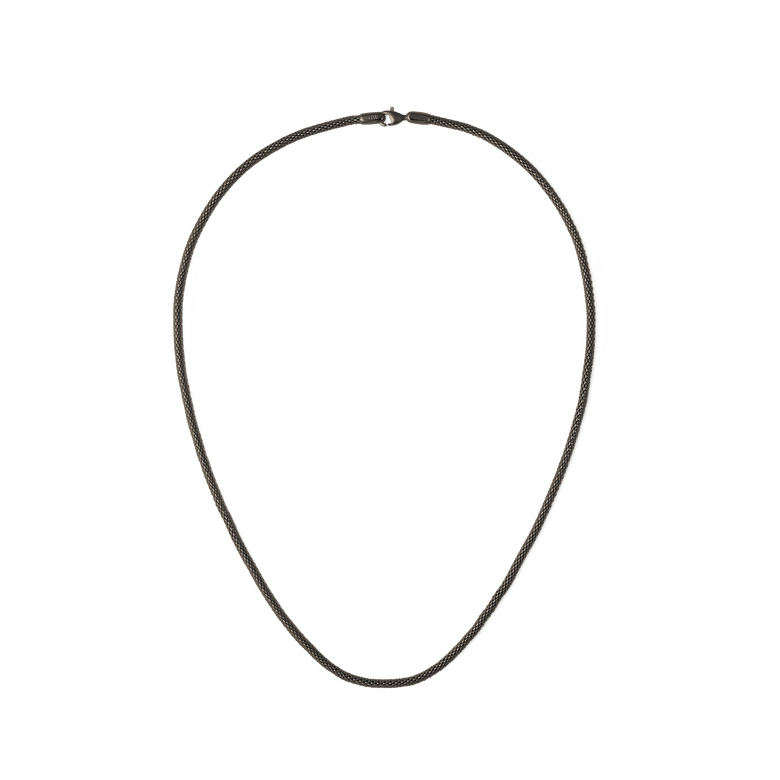 Tide Mesh Necklace Graphite 2.8