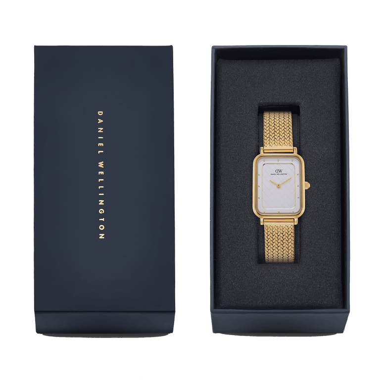 Square Analog Braided Gold