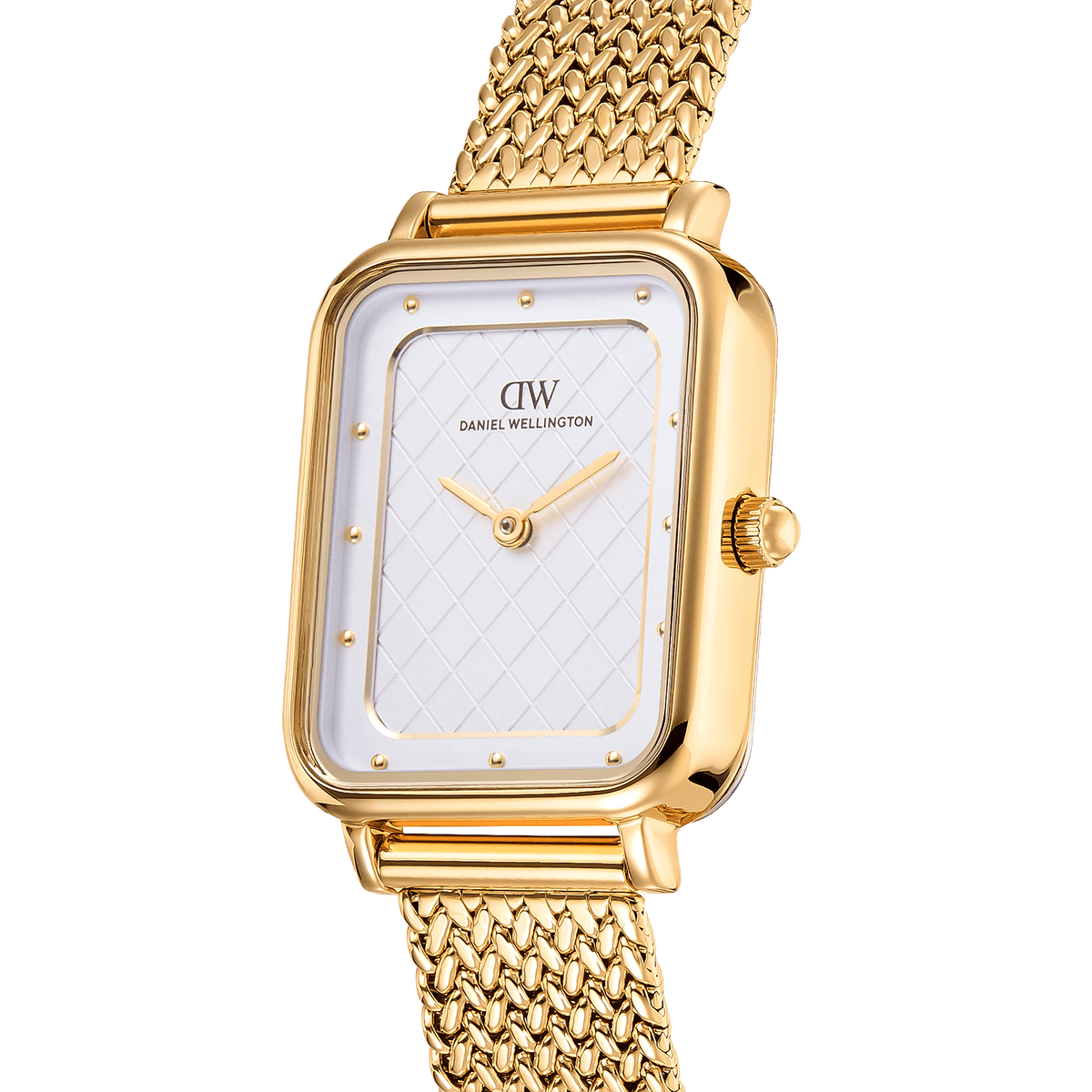 Square Analog Braided Gold