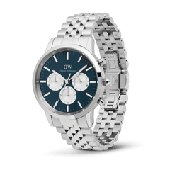 Iconic Chronograph Arch 5-Link Arctic Panda Silver