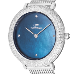 Crystalline Bezel Sterling Blue