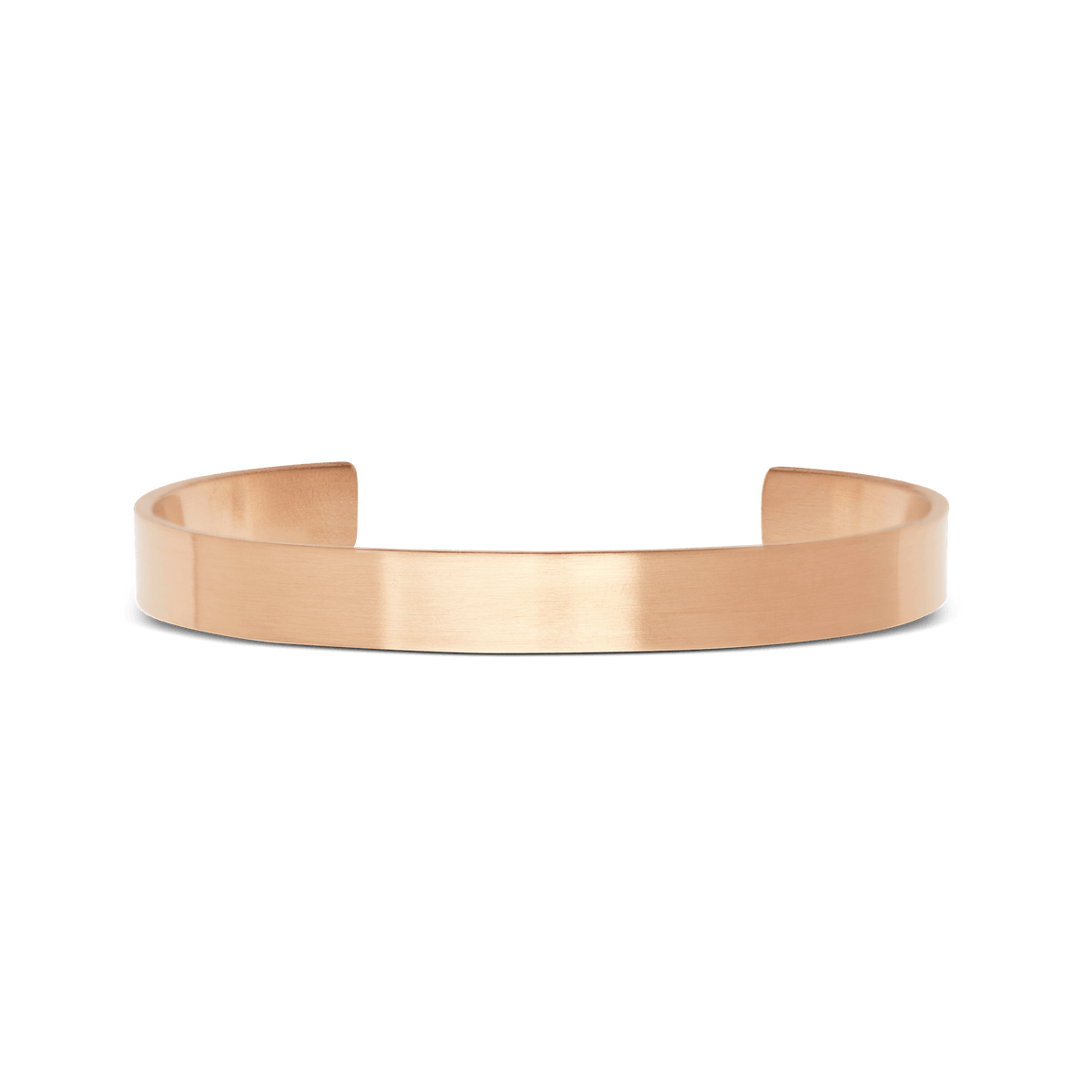 Line Cuff Brushed Rose Gold