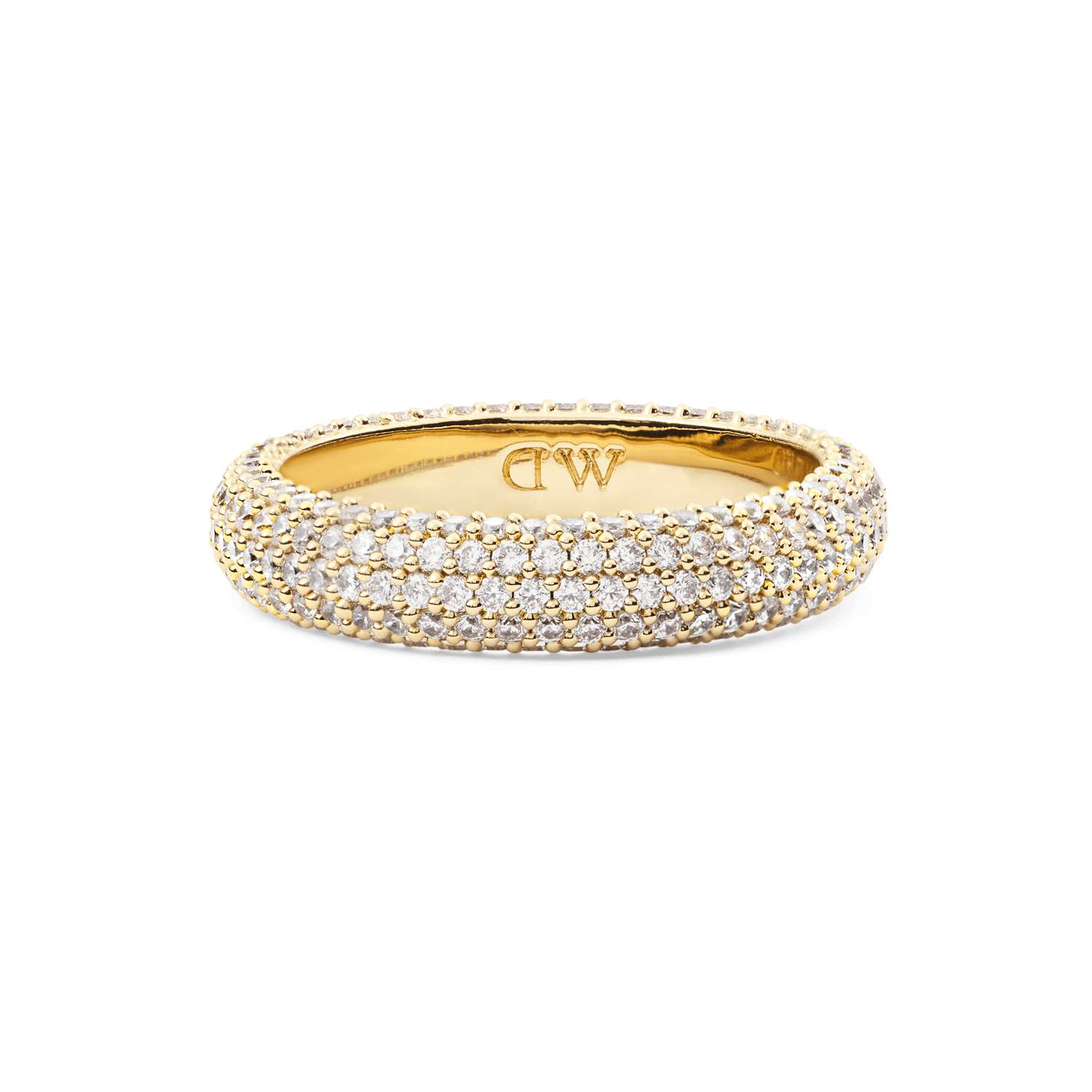 Pavé Ring Gold 5 mm