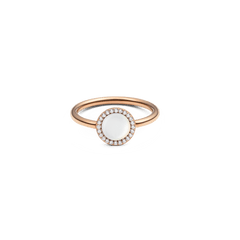 Audrey Ring Mother of Pearl Rose Gold