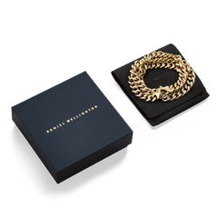 Ellipse Cuban Chain Necklace Gold