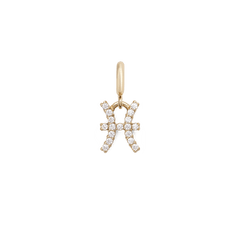 Zodiac Watch Charm Gold