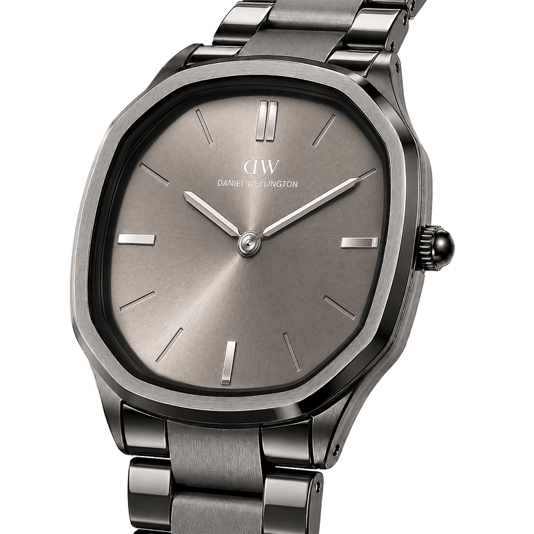 Octagonal Analog Gunmetal