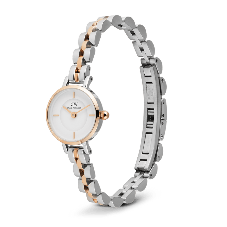 Petite Mini Arch 3-Link Two Tone Rose Gold