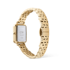 Quadro Roman Numerals Date 5-link Gold