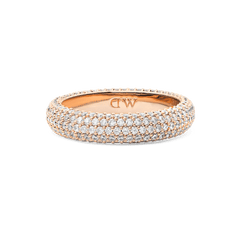 Pavé Ring Rose Gold 5 mm