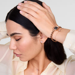 Quadro Mini Arch 3-link Onyx Sunray Rose Gold