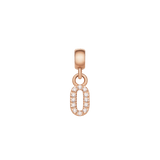 Shop Crystal Number Charm Rose Gold Online