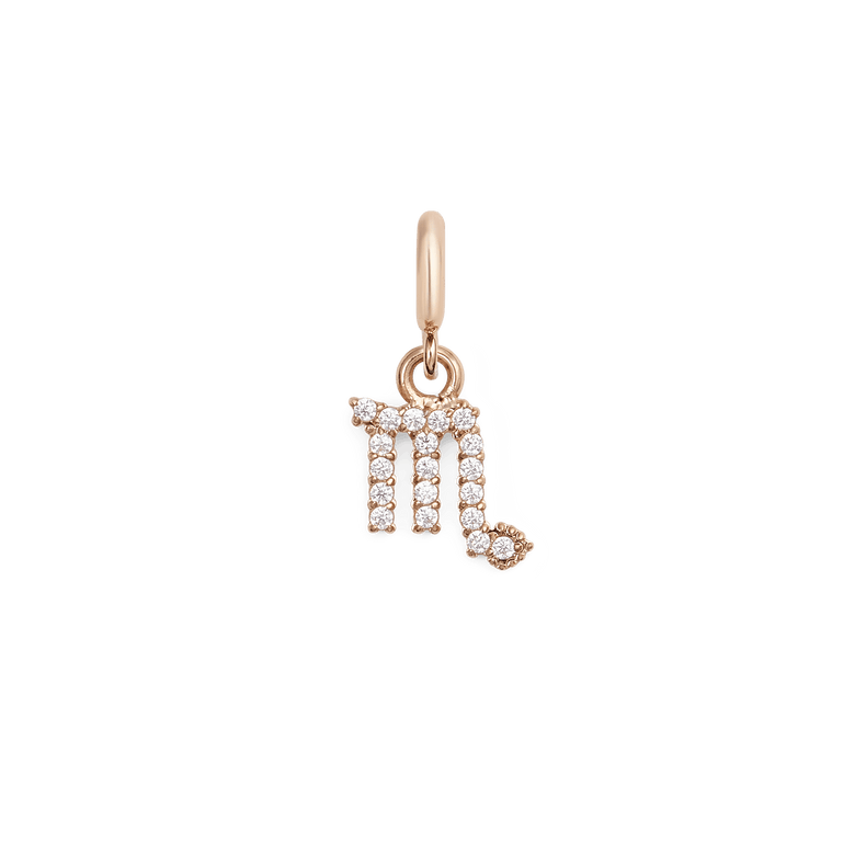 Zodiac Watch Charm Rose Gold