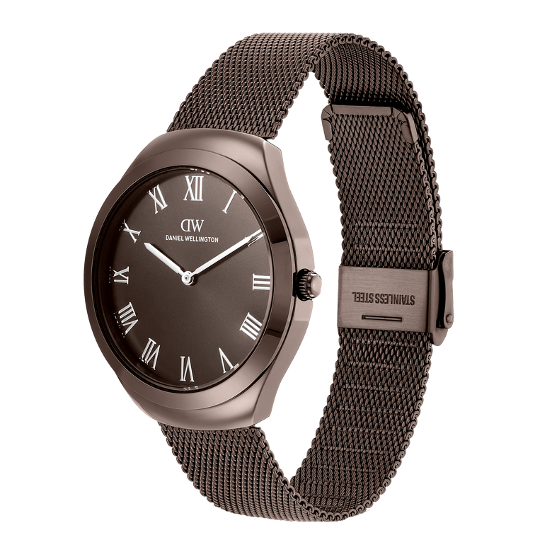 Round Analog Mesh Brown
