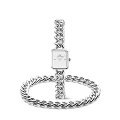 Jolie & Chunky Chain Silver Set