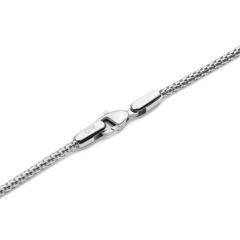 Tide Mesh Necklace Silver 1.8
