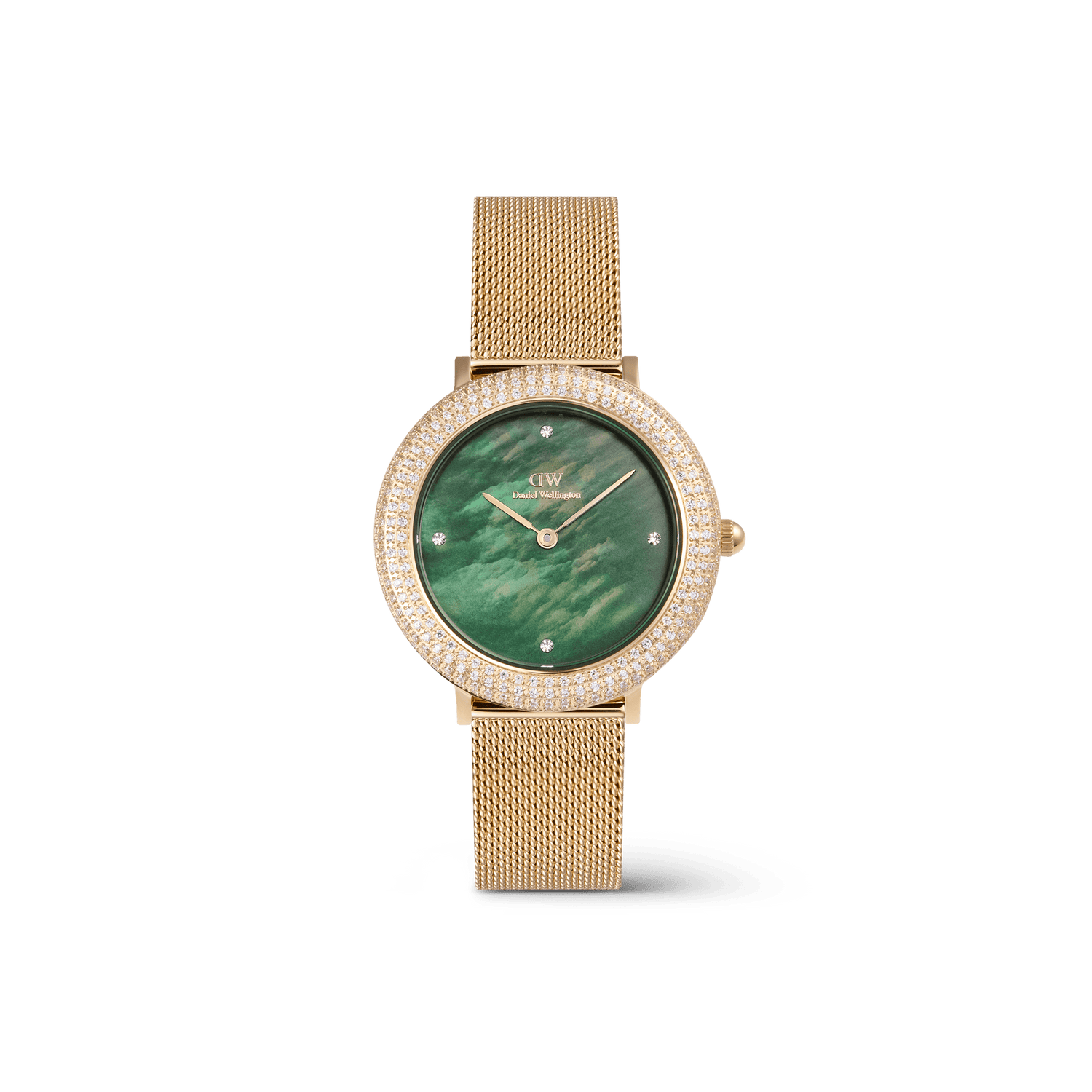 Crystalline Bezel Evergold Green