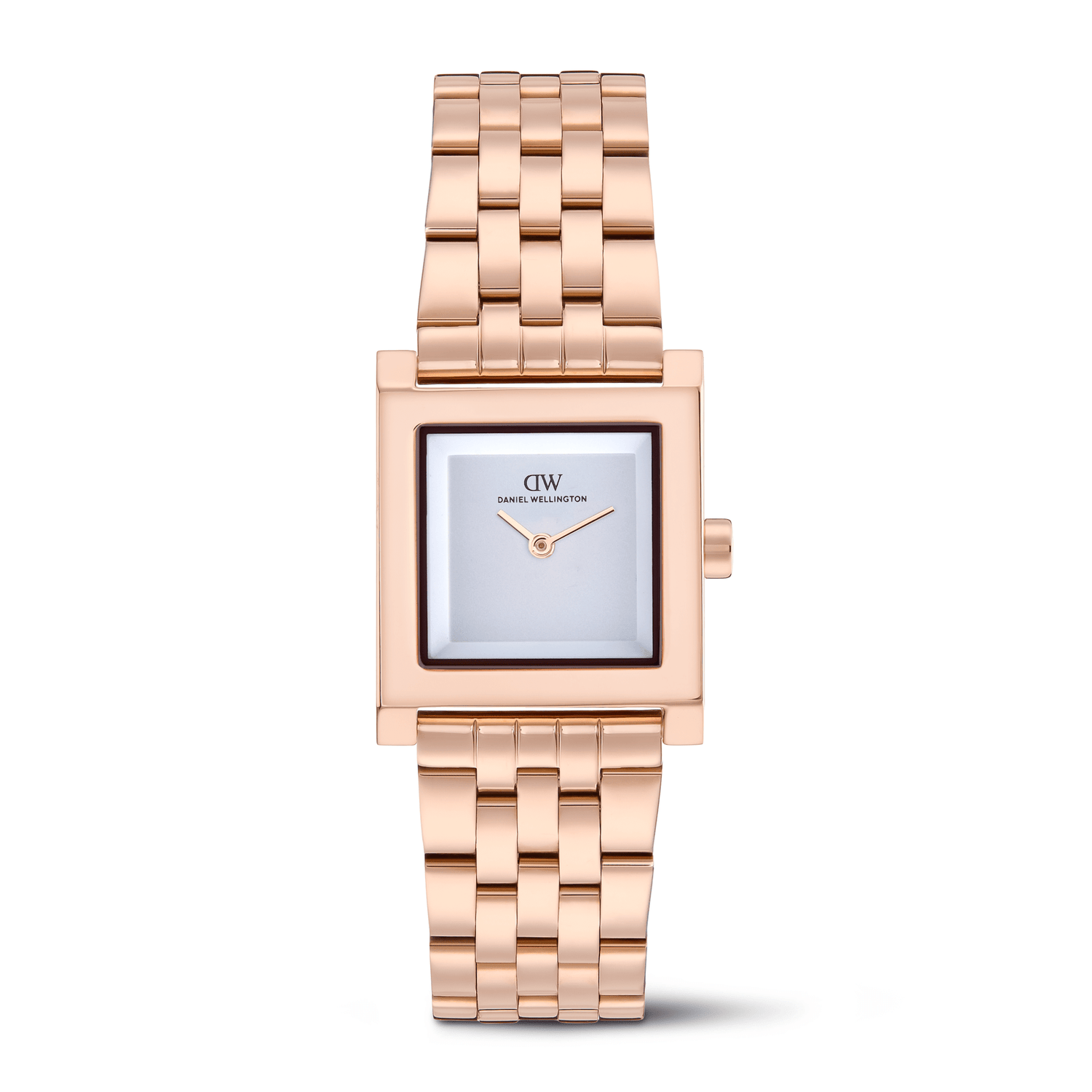 Square Analog Link Rose Gold