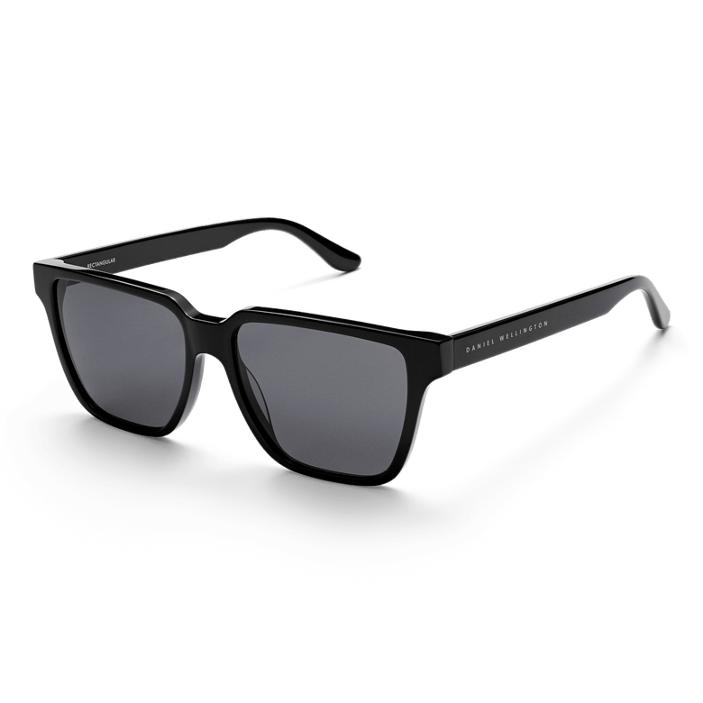 Rectangular Bio-Acetate Black