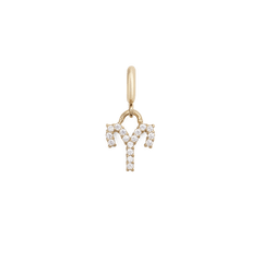 Zodiac Watch Charm Gold