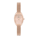 Tonneau Analog Mesh Rose Gold