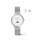 Moon and Stars Set Silver
