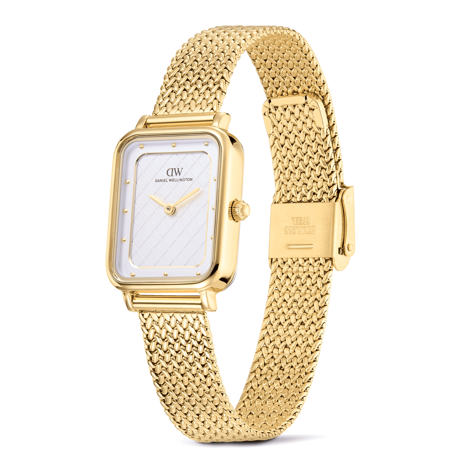 Square Analog Braided Gold