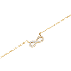 Mirelle Infinity Necklace Gold