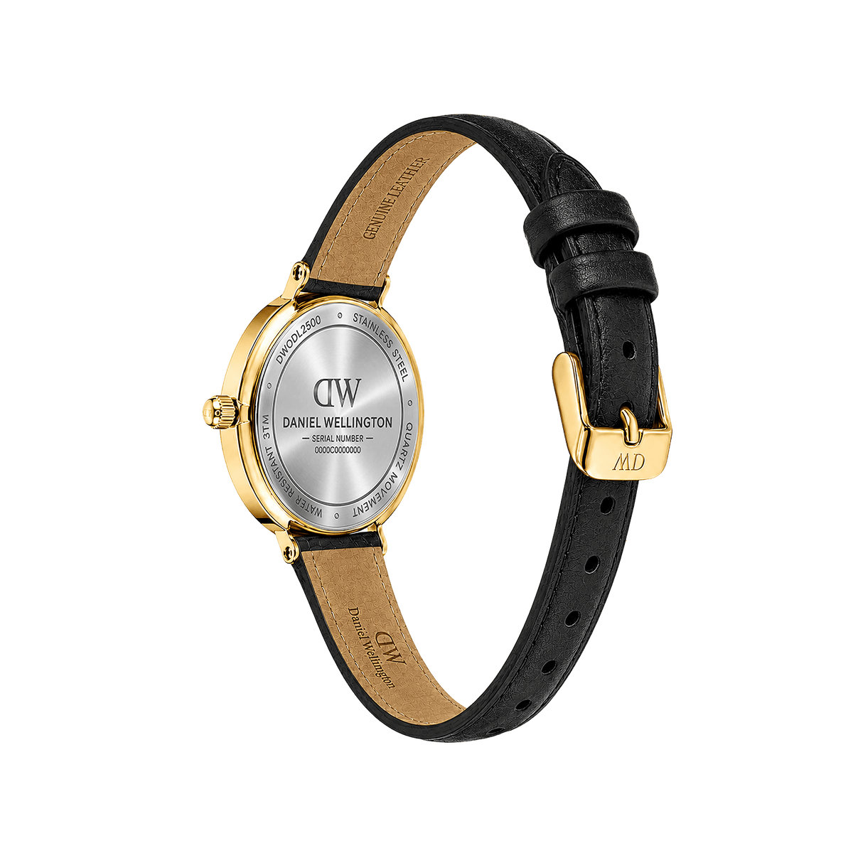 Round Analog Sheffield Gold