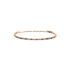 Classic Tennis Bracelet Honey Combo Rose Gold